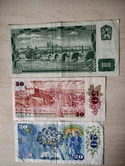 predám staré bankovky československo - 2