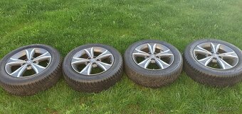 originál alu Toyota R17 + zimné pneu 215/60/17 - 2