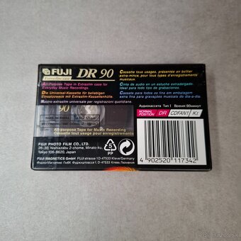 FUJI - DR 90 min / Normal / audio kazeta / nová - 2
