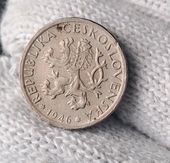 1 koruna 1946 - 2