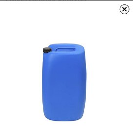Kanister plastový , objem 60 l, modrý - 2