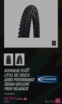 Schwalbe Little Joe veľ. 26x2.0 - 2