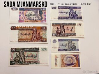 ROZPREDAJ ZBIERKY - bankovky UNC - SADY BANKOVIEK, sada K - 2