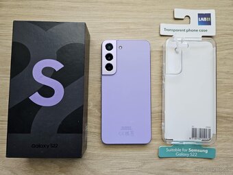 Samsung Galaxy S22 5G, fialovy, top stav,zaruka,kryt - 2