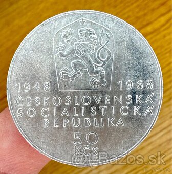 Predám 50 Kčs korún 1968 - 2