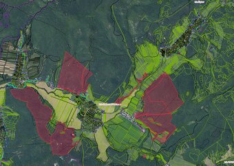Slatina nad Bebravou – 5.082 m2 LESOV – PREDAJ - 2