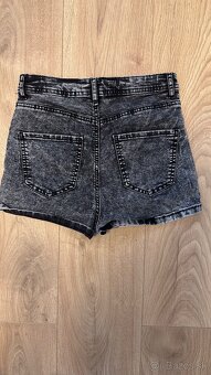 Cropp čierne riflove kraťasy - 2