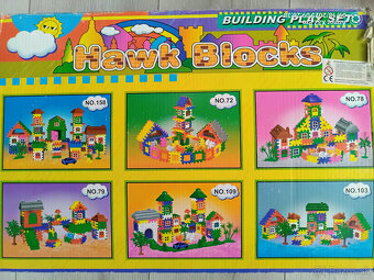 Hawk Blocks - Building play, stavebná skladačka, 230ks - 2