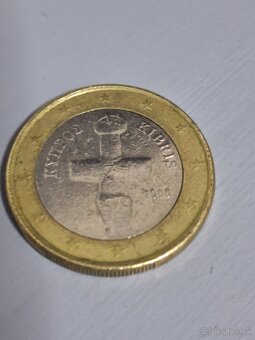 Vzácna 1eurovka Cyprus 2008 - 2