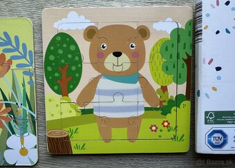 Drevené puzzle Kuniboo macko za 2eur - 2