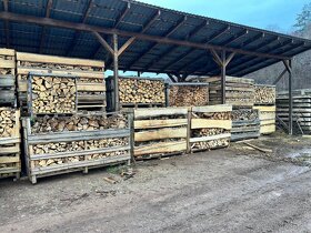 Ukladané štiepané palivové drevo - BUK - 2