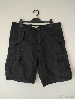 Čierne kraťasy mužské M - 2