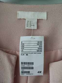 Predĺžené sako H&M nové - 2