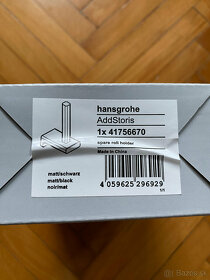 Hansgrohe AddStoris - Zásobník toaletného papiera, matná čie - 2