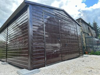 Plechová garáž 4x5m - 2