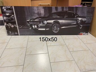 Predám 3x obrazy Shelby GT 500 bez poškodenia. Cena za 3ks - 2