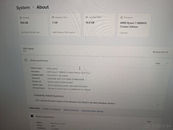 Lenovo IdeaPad 5 Pro 14ARH7 16GB 1TB 6800HS 8c/16t 680M - 2