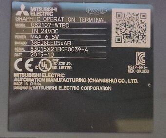 Mitsubishi PLC + LCD + Zdroj - 2