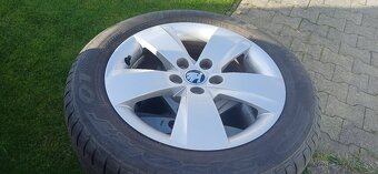 Škoda Fabia 3 disky z ľahkých zliatin s pneu Dunlop - 2