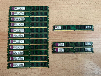 Predám pamäťové moduly DDR2 4GB 2GB 1GB 512MB - 2