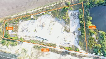 CREDA | predaj pozemok, Hrubá Borša - 2