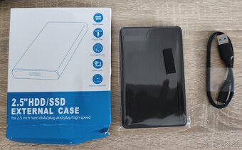 Externý box pre 2,5\" HDD/SSD disky - 2