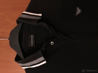 EMPORIO ARMANI originál damske polotricko black S - 2