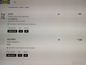 skrinky Ikea Besta - vyoký lesk - 2