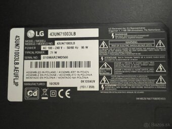 LG TV 43UN71003LB - 2