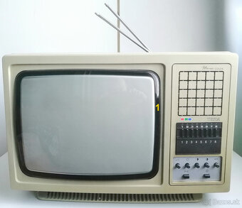 PREDÁM VZÁCNY TV TESLA MÁNES COLOR 2 KUSY - 2