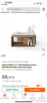 Konferenčný stolík úplne NOVÝ - 2