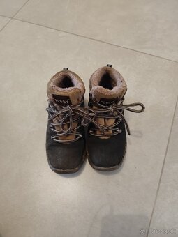 Detské zimné kožené topanky - 2