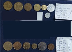 Zbierka mincí - rôzne svetové mince - Európa 3 - 2