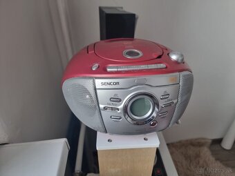 Rádio Sencor FM,AM,CD,MP3,MC ideálne do kuchyne, izby.. - 2