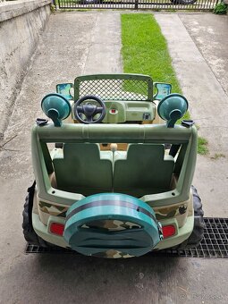 Detské elektrické autíčko JEEP pre dve deti - 2