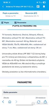 TV Držiak na stenu sklopný, kĺbový, otočný - 2