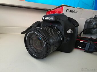 Zrkadlovka Canon EOS 4000D ako nový - 2