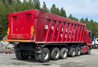 Sklápací náves 46m3 rv:2016 nosnosť 63 ton - 2