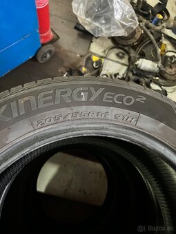 Predám letné  pneumatiky HANKOOK 205/55 R16 91H - 2