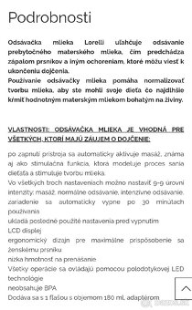 Odsávačka mlieka - 2