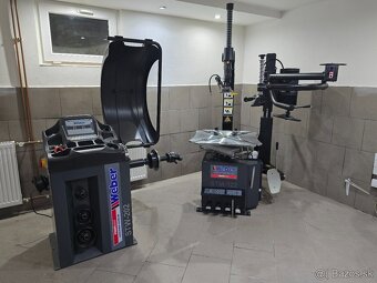 PROFI prezúvačka s ramenom + vyvažovačka WEBER - 2