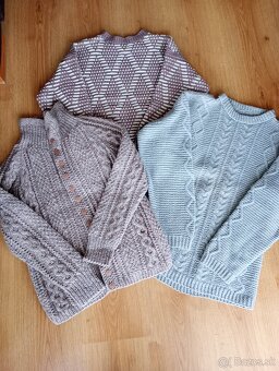 Pletené vlnene svetre - 2