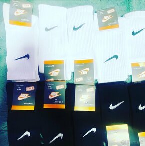 Nike ponožky nové velkost 36-40 čierne - 2