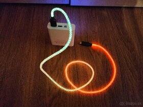 USB Dátové svietiace a nabíjacie káble - 2
