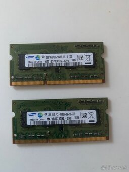 Predám ramky do notebooku DDR3 samsung - 2