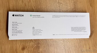 Predám originál Apple Watch Sport Loop modrý XL - 2