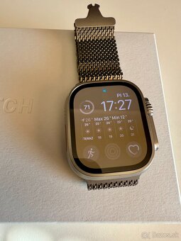 Predám Apple Watch Ultra 2 49 mm prírodný titán - 2