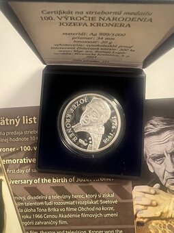 Minca a medaila Jozef Kroner limitka - 2