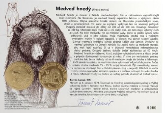 Autorská karta k 5€ minciam Slovensko / 5 euro mince. - 2