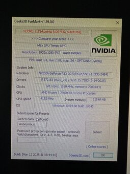 ZOTAC GAMING GeForce RTX 3070 Twin Edge 8GB - 2
